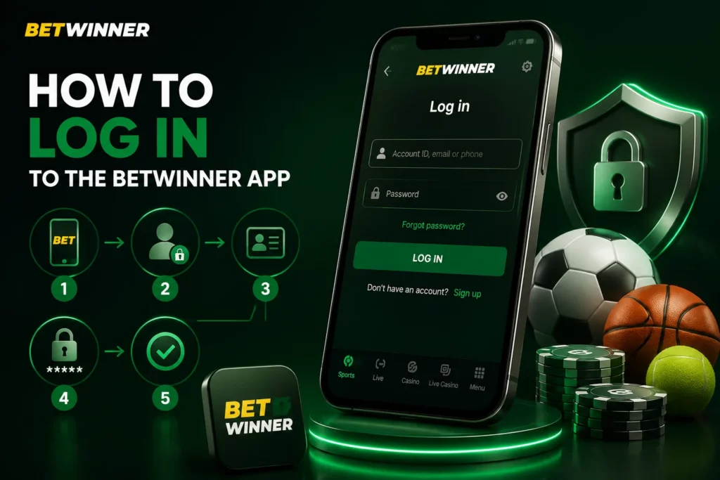 How to Log In to the Betwinner app